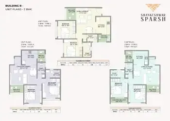Anika Piccadilly 2 BHK floor plan Type 2
